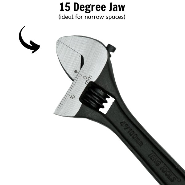 4001 4 Adjustable Wrench W/Graduated Scale